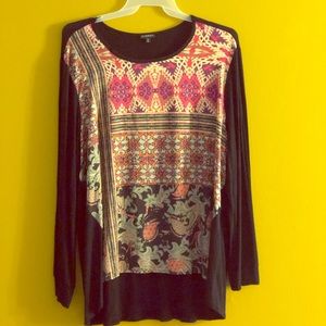 Multicolor High-Low Top